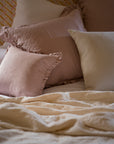 The Somerset Stripe Matelasse Bedspread | Buttermilk