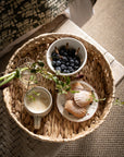 Small Venlig Round Water Hyacinth Tray