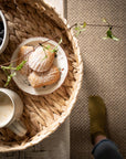 Small Venlig Round Water Hyacinth Tray