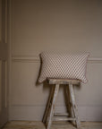 Block Print Star Flower Cushion | Mulberry & Denim