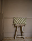 Block Print Thistle Cushion | Sage
