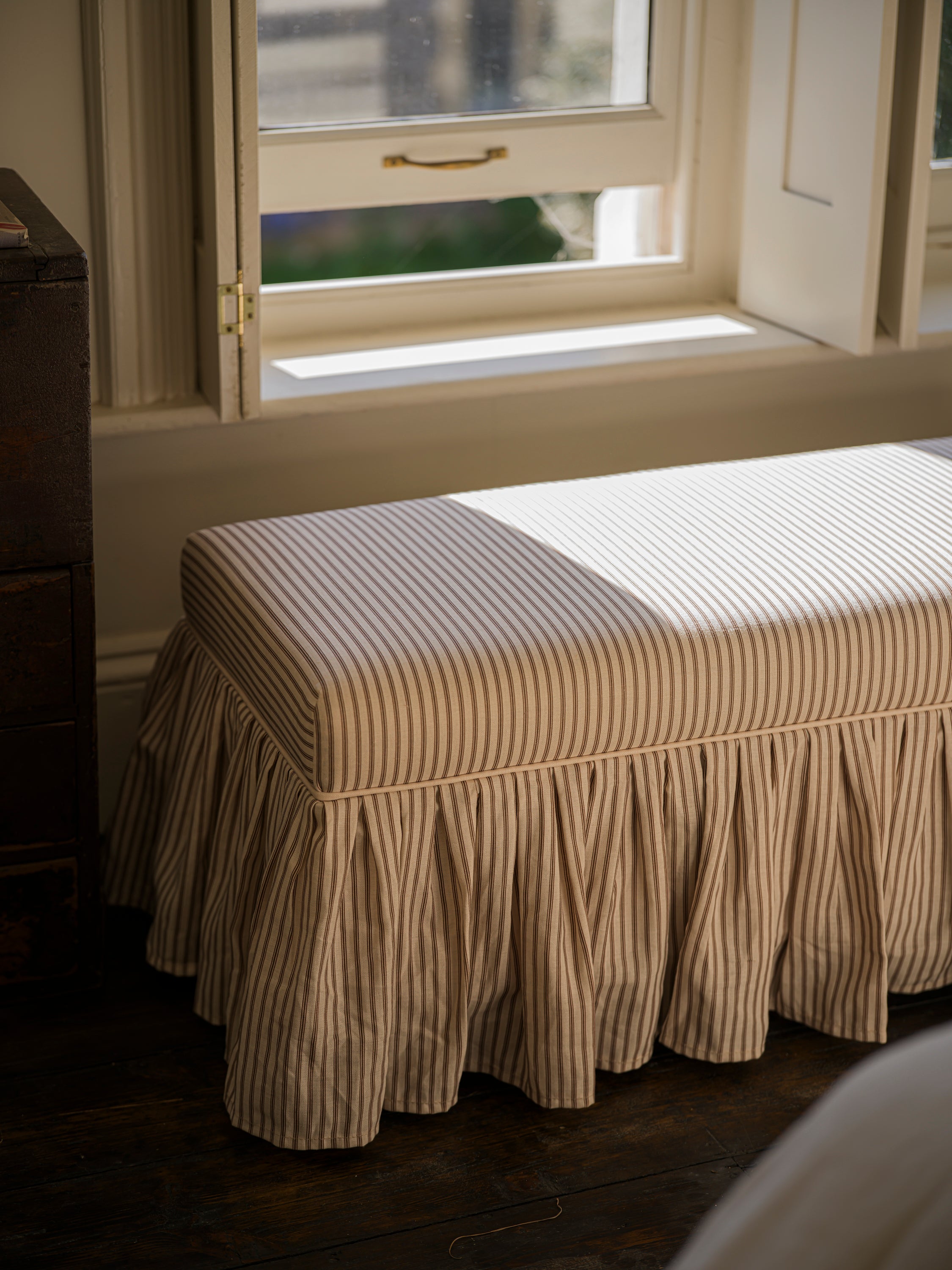 The Romantic Frilly Footstool