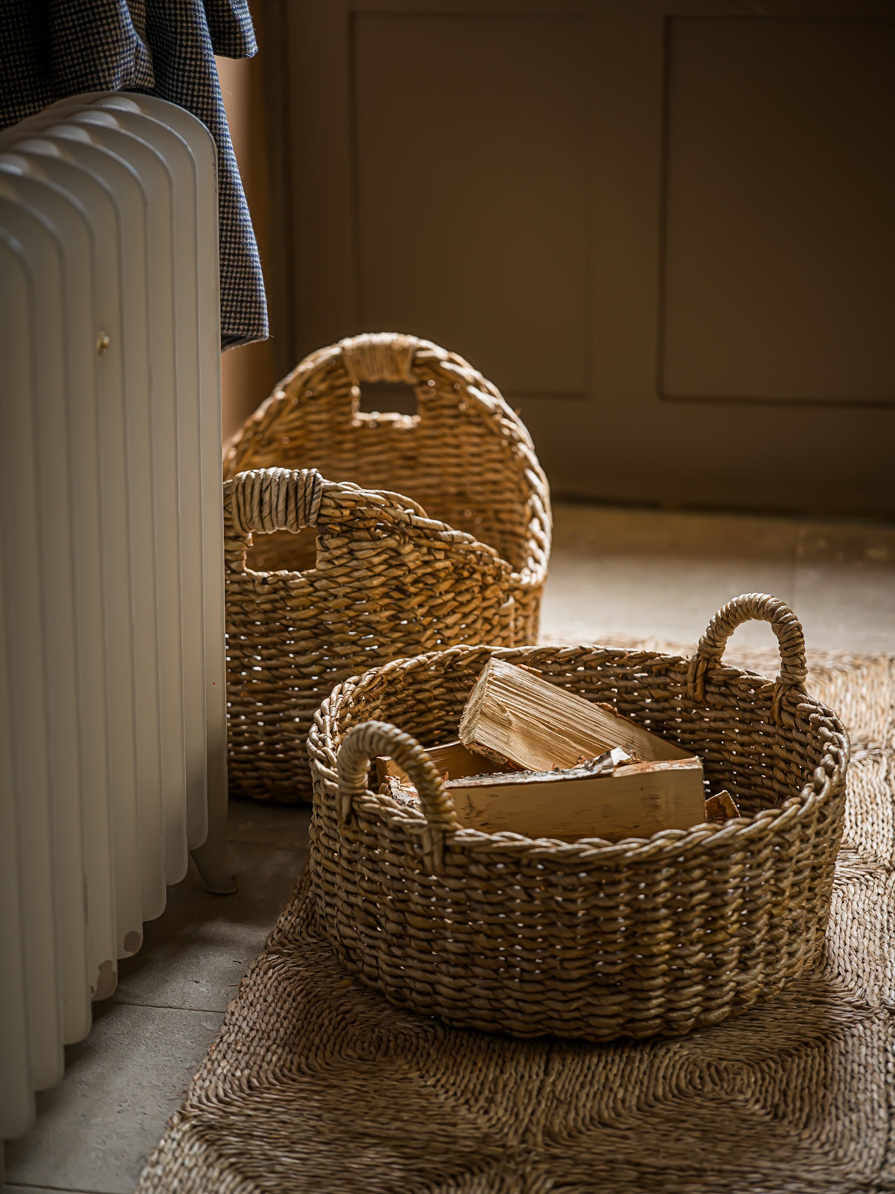 The Norfolk Basket Collection | Handwoven Shallow Basket