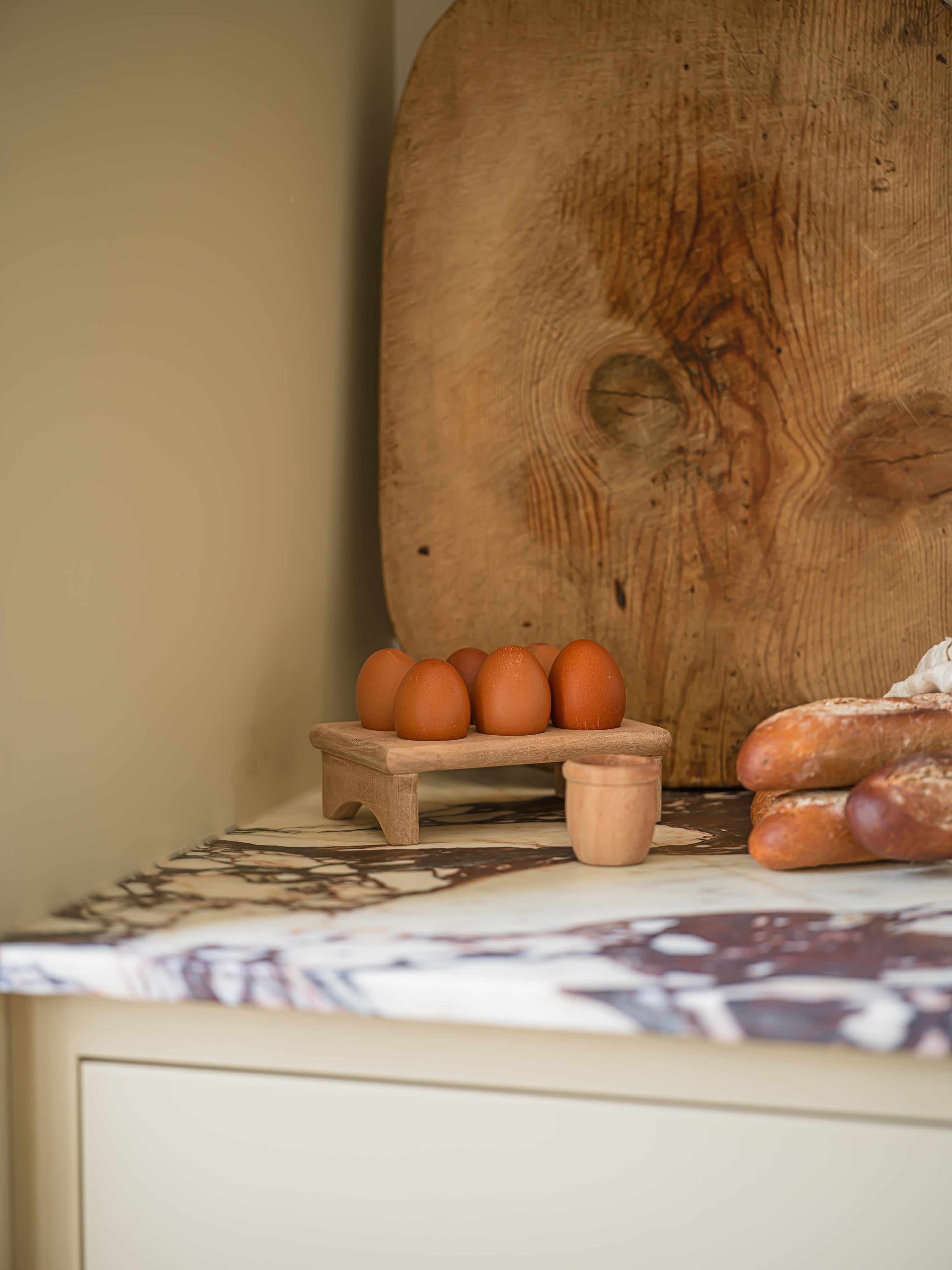 Acacia Wood Egg Tray