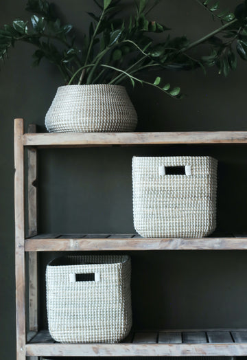 Hetta Shelf Seagrass Storage Basket