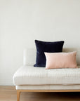 Unari Velvet Cushion | Indigo