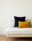 Unari Velvet Cushion | Indigo