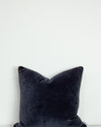 Unari Velvet Cushion | Indigo