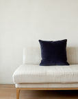 Unari Velvet Cushion | Indigo