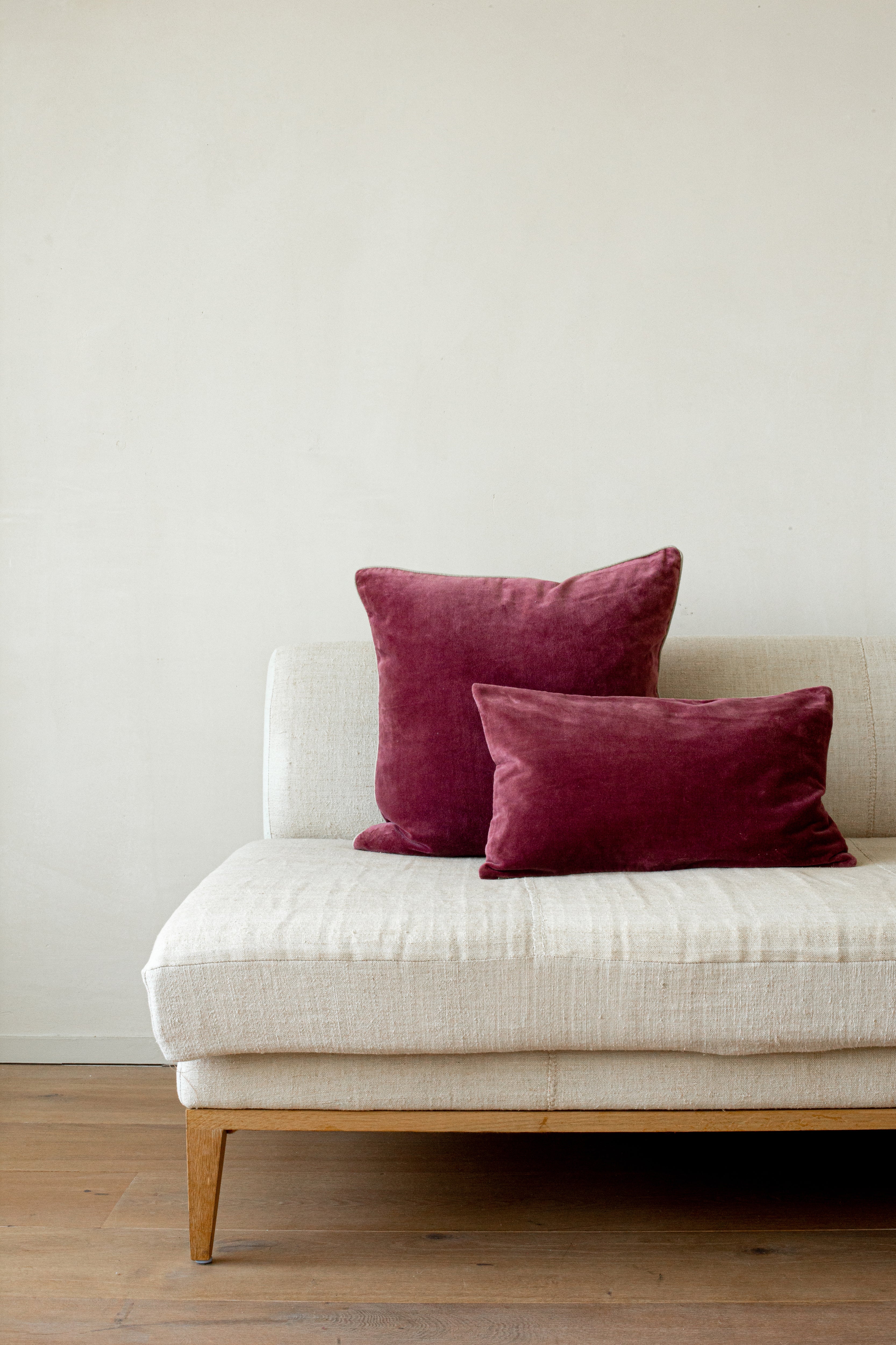 Misi Velvet Cushion | Pomegranate