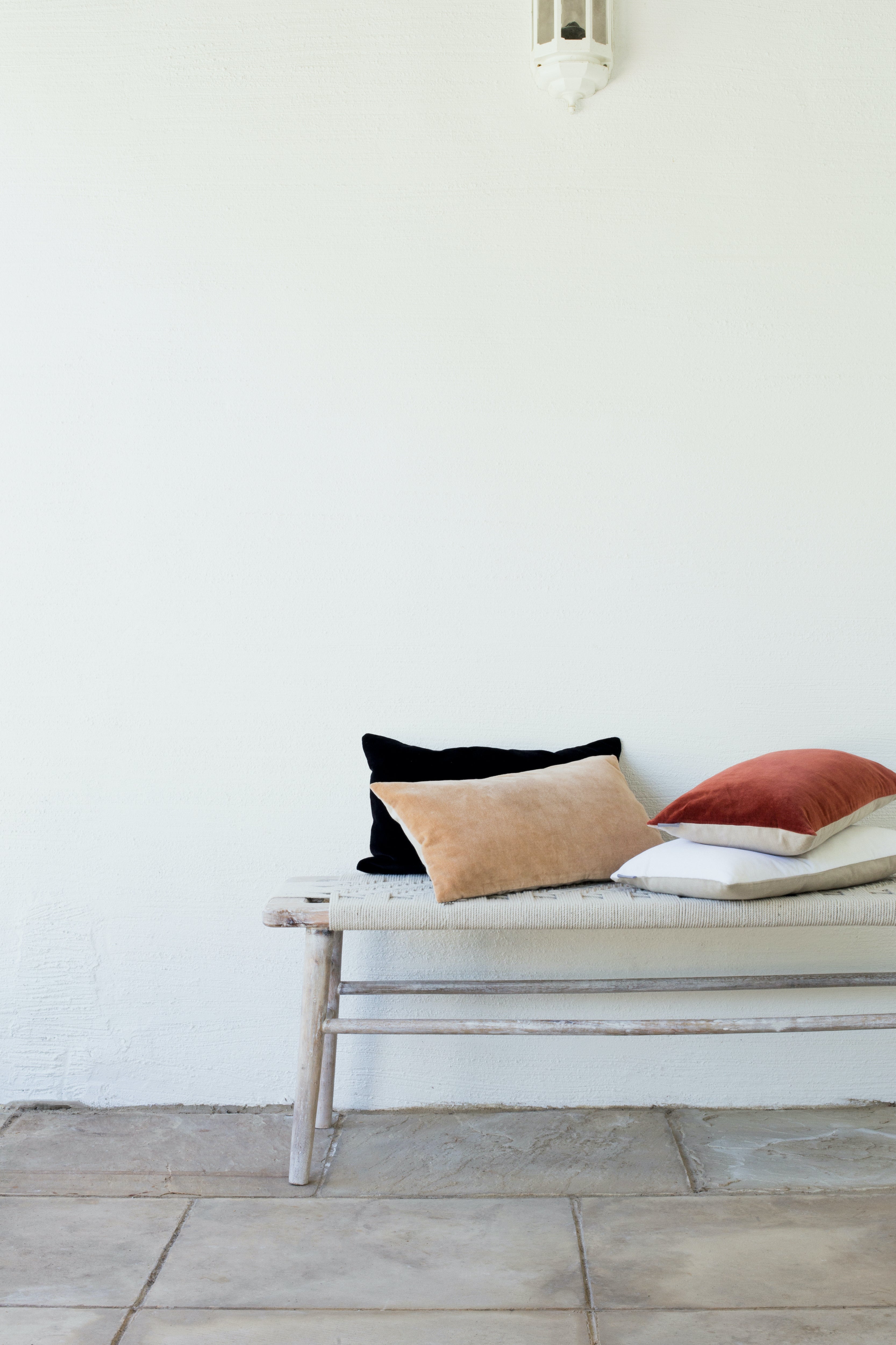 Misi Velvet Cushion | Rust