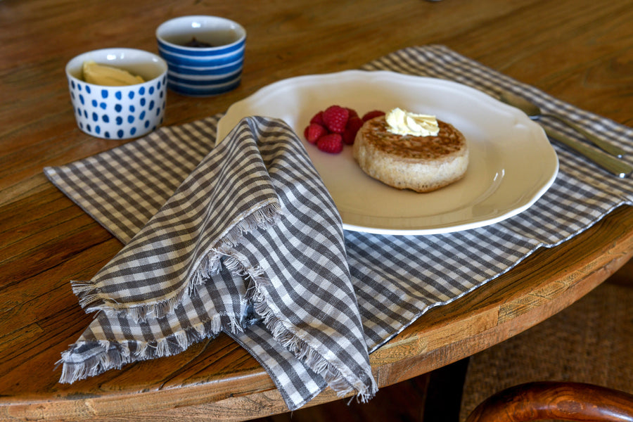 Gingham Napkin Set of 4