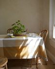 Herb Giant Check Tablecloth Mustard