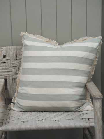 Bold Stripe Cushion Sage 60 x 60cm