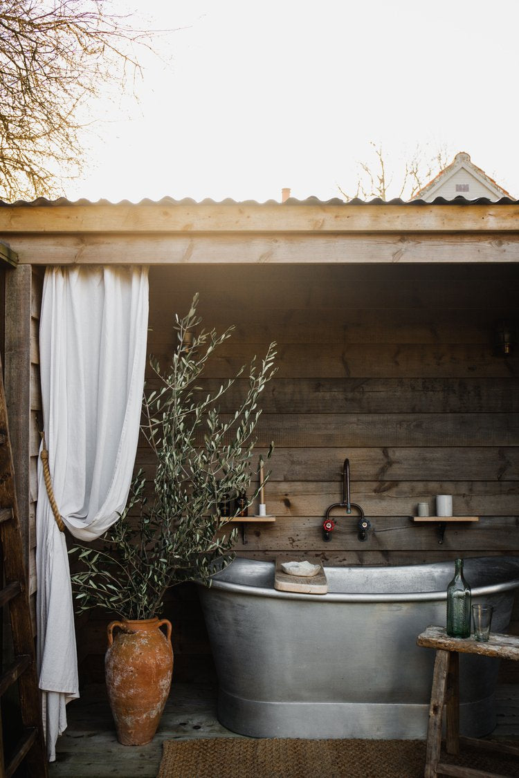 Antique Terracotta Olive Pots - Large