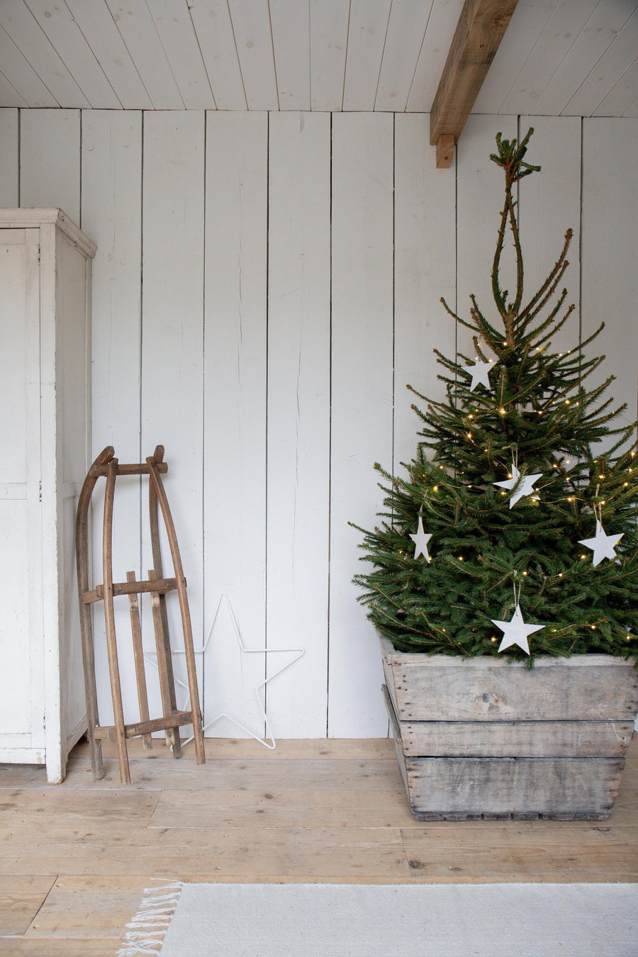 Vintage Wooden Sleigh