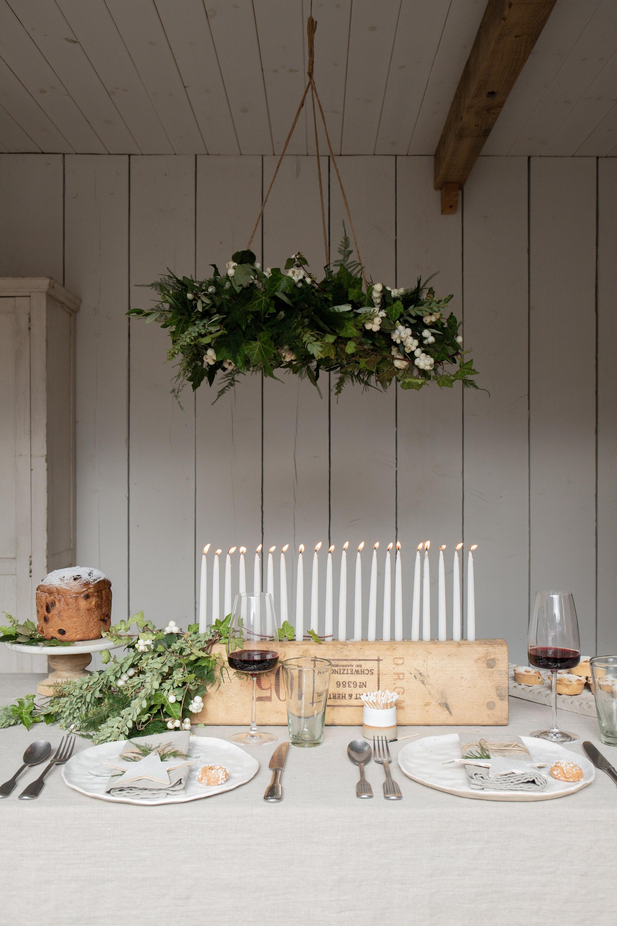 Vintage Wooden Candle Holder