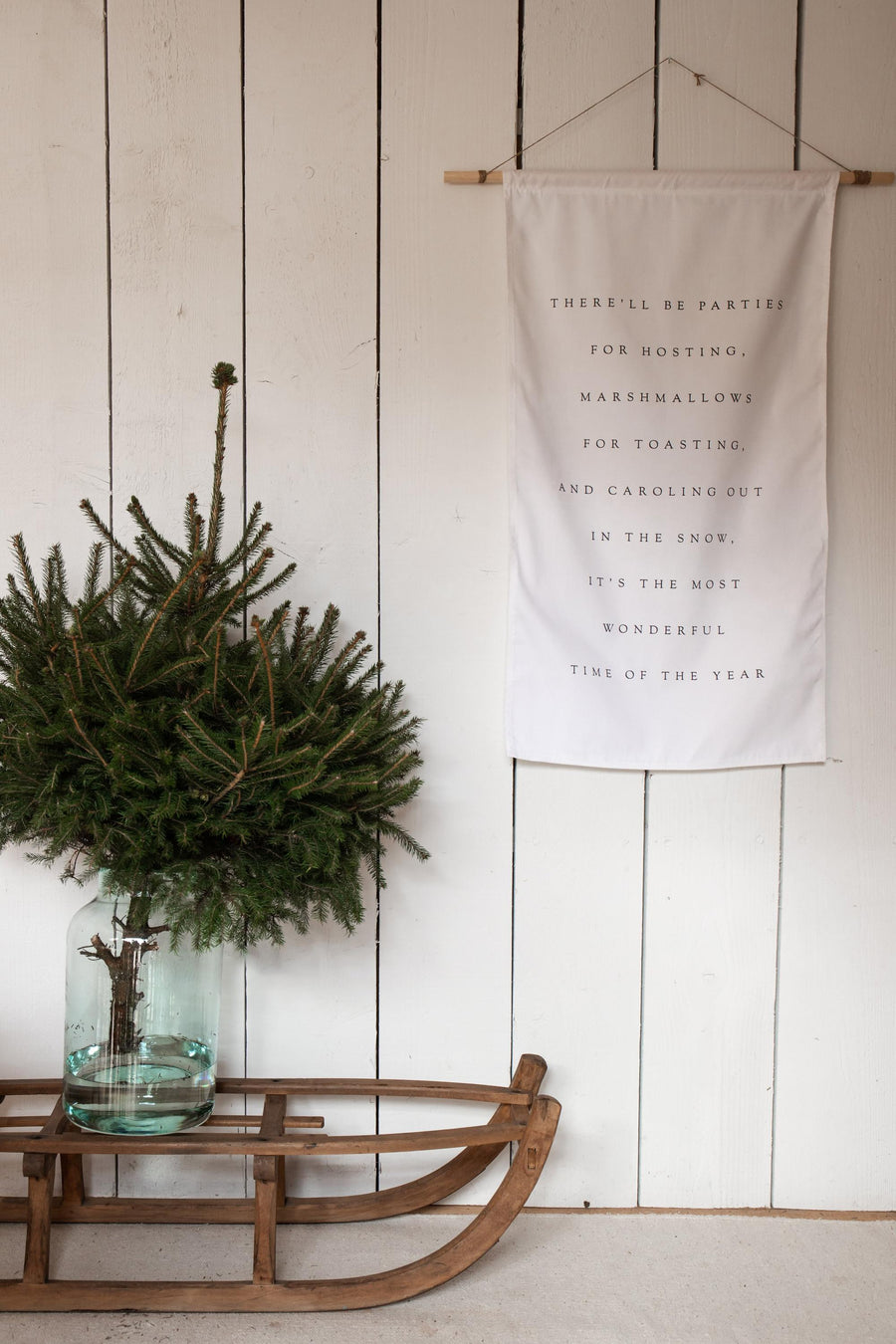 Vintage Wooden Sleigh
