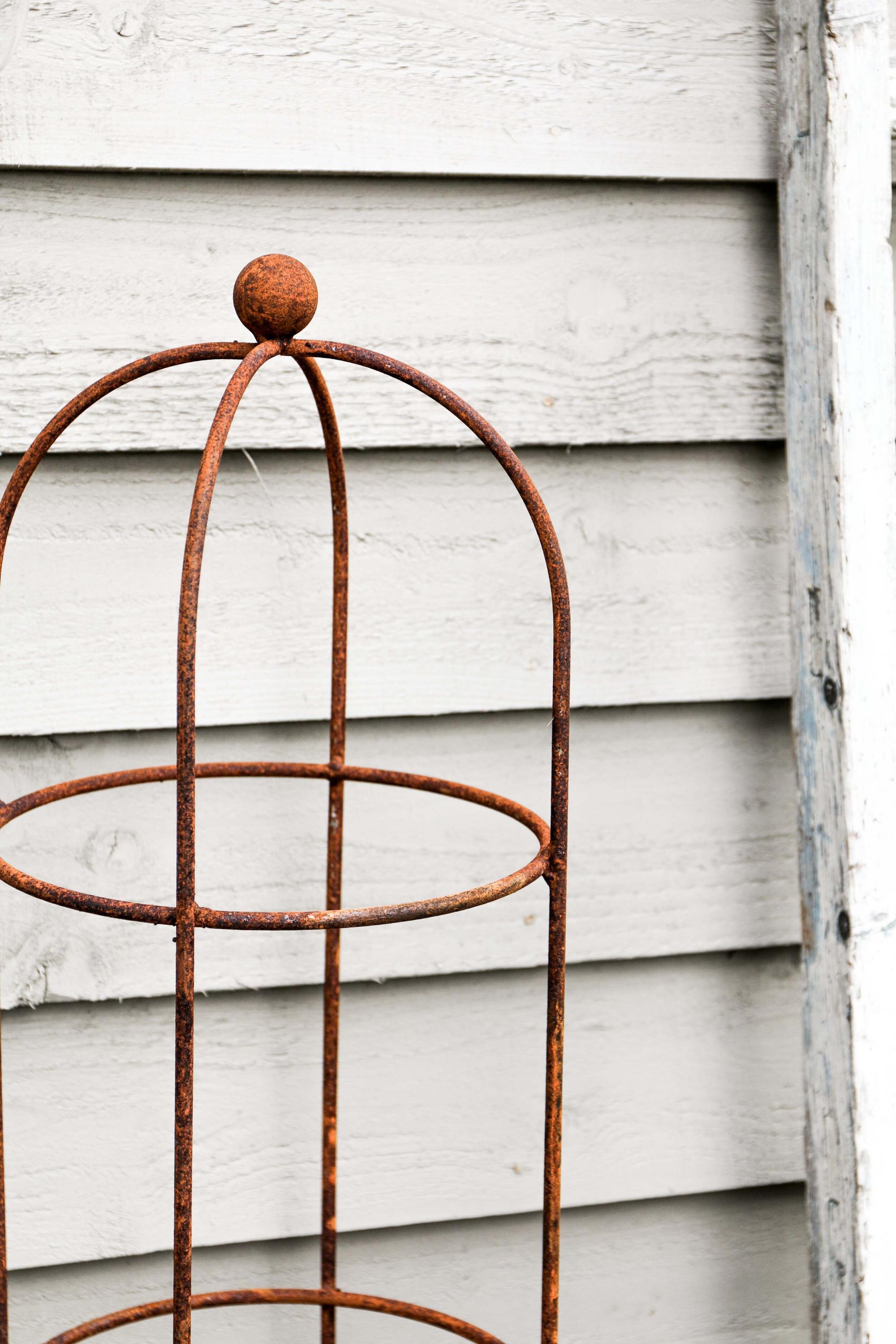 outdoor garden décor obelisk