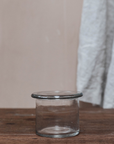 Small Jar with Star Etched Lid