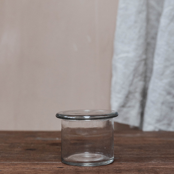 Small Jar with Star Etched Lid