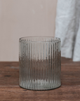 Wide Ribbed Vase