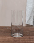 Slim Star Etched Vase