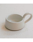 Stoneware Tea Light Cup | Milk White